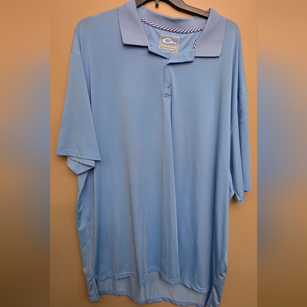 Drake Light Blue Polo Shirt